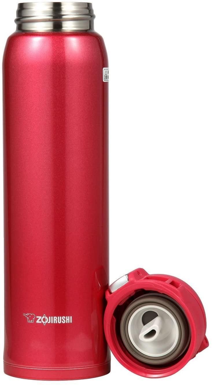 Termo de 20 oz en acero inoxidable aislado al vacío. Color rojo claro - Zojirushi