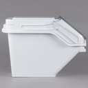 Recipiente blanco para ingredientes 25 lbs Rubbermaid