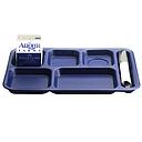 Bandeja servicio 6 compartimientos 25.4 x 36.8 cm policarbonato azul - Cambro USA