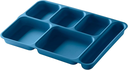 Bandeja 6 compartimientos entrega alimentos copolimero 25.4 x 36cm cerceta - Cambro USA