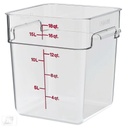 [18SFSCW135] Recipiente cuadrado 17.2lts. policarbonato - Cambro