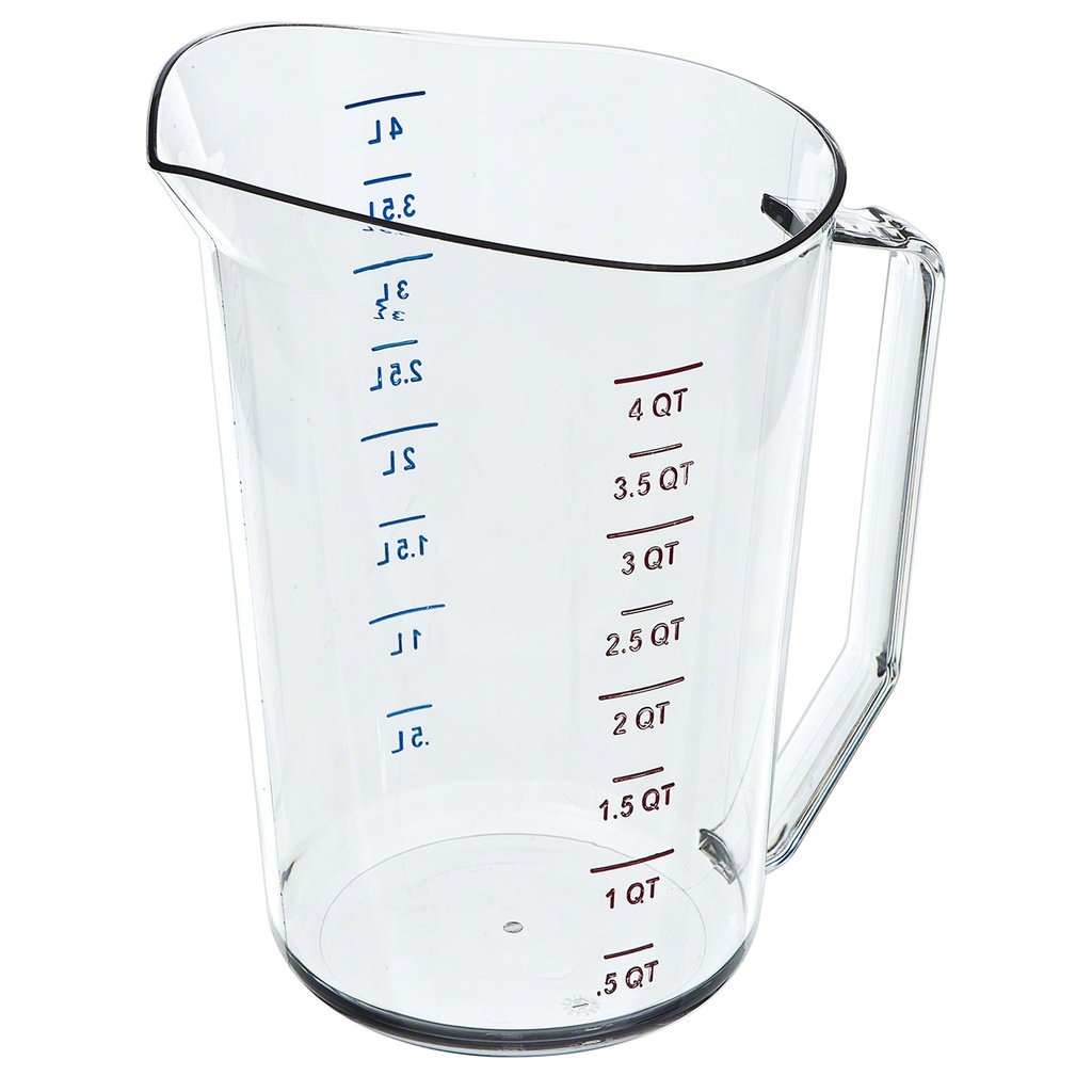 Jarra medidora 4lts. policarbonato transparente - Cambro USA
