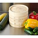 [34206] Set de 3 steamers en bamboo de 6&quot; - Town Food