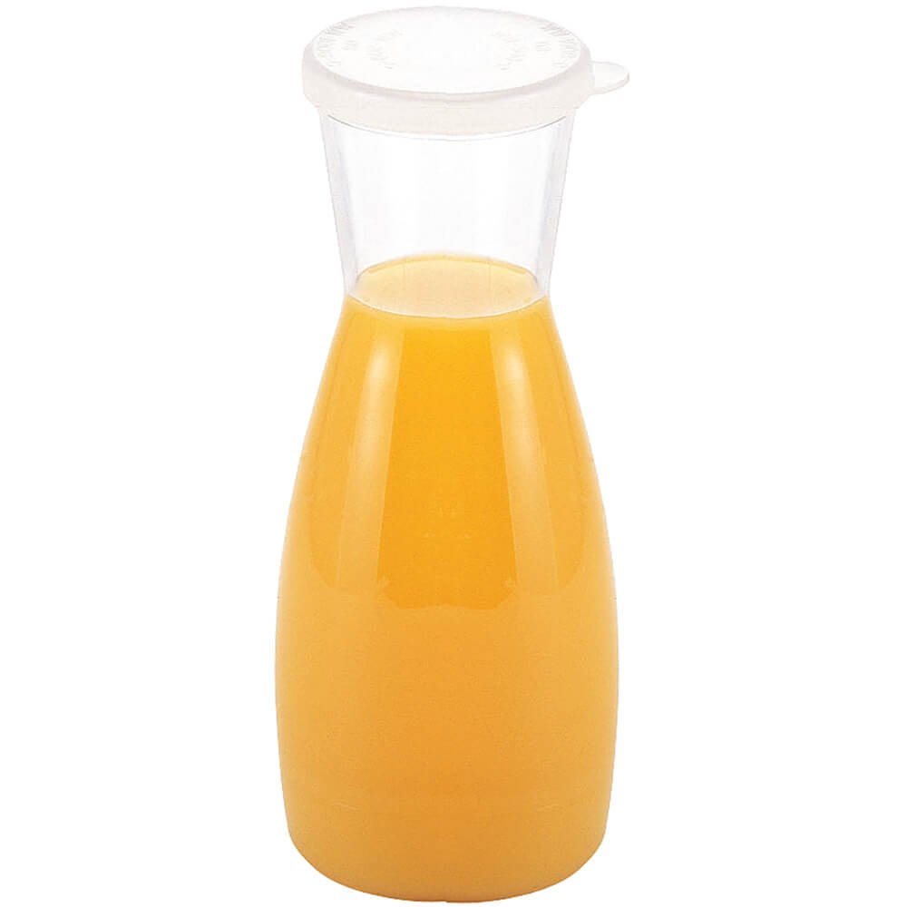 Garrafa con tapa para bebidas transparente  16 oz - Cambro