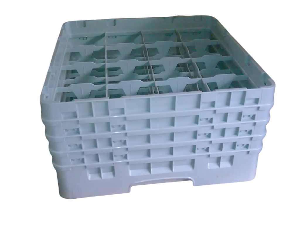 Cesta 16 compart vasos y copas de 21.6 alto x 11 ancho - Cambro