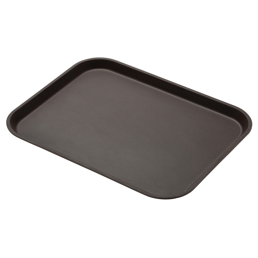 Bandeja rectangular antideslizante polipropileno 36x46cm castaño - Cambro USA