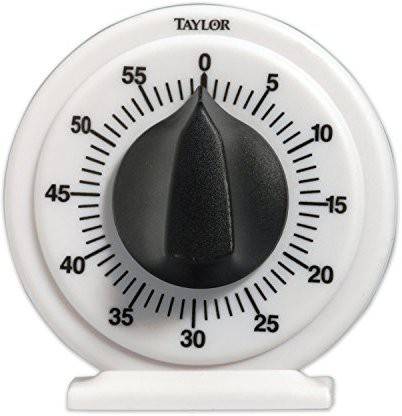 Temporizador análogo 60 min  blanco - Taylor Precision