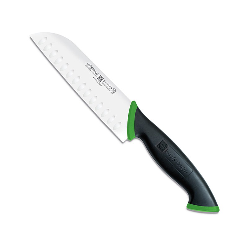 Cuchillo Santoku 17 cm verde - Pro - Wusthof