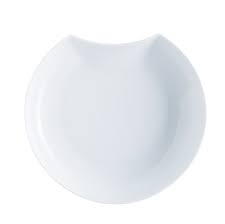 Plato Calotte de Porcelana Fina, 21x18.5 cm (Outlet) - Arcoroc