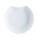[R0508] Plato Calotte de Porcelana Fina, 21x18.5 cm - Arcoroc