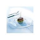 Plato Trío Aperitivo Transparente, 33cm (Outlet) - Arcoroc