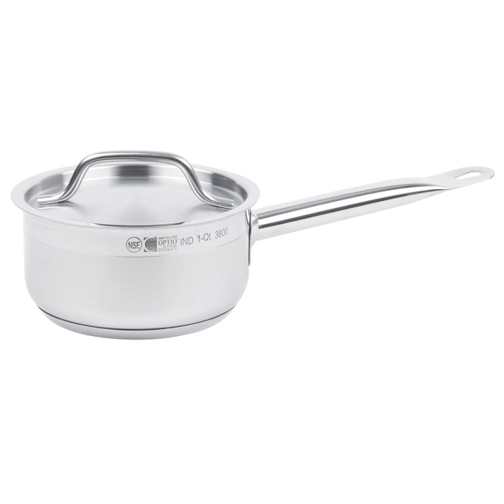 Olla para salsa optio con tapa 1 qt 0.946 litros 14 cm inox - Vollrath