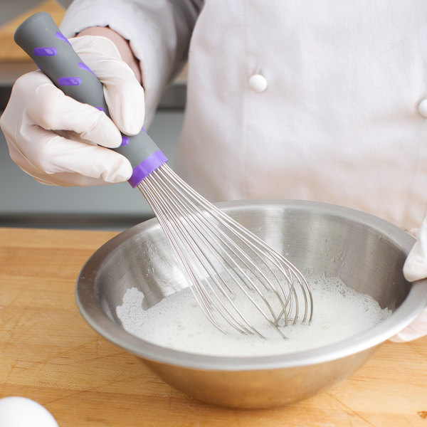 Batidor francés 25.4 cm mango de nylon en acero inoxidable - Vollrath