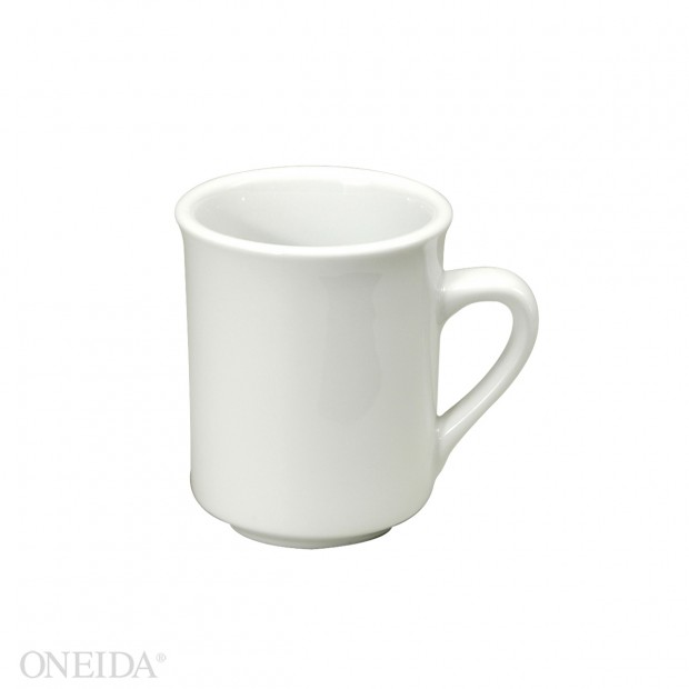Taza café de Porcelana Fina Blanco Brillante, 10 onz - Oneida