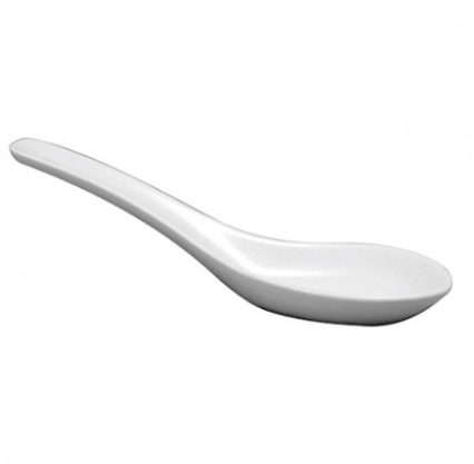 Cuchara china porcelana 12.5 cm blanco brillante (Outlet) - Oneida