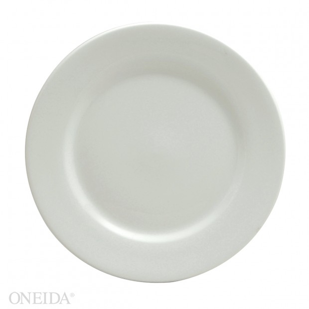 Plato llano redondo porcelana 25.8 cm blanco brillante (Outlet) - Oneida