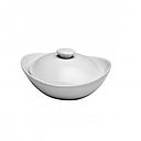 [F8010000676-O] Cacerola con Tapa de Porcelana Fina Blanco Brillante 6 3/4 onz 15.8 cm - Oneida
