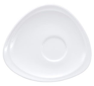 Plato triangular taza porcelana fina 12.5 cm mood  - Oneida