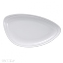 [R4700000347-O] Plato triangular porcelana fina 25 cm mood  - Oneida