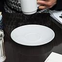 Platillo para Pocillo de Vidrio Templado, 20 cm - Restaurante - Arcoroc