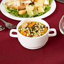 [28891] Tazón Consomé Blanco de Vidrio Templado Restaurante, 10 1/4 oz - Arcoroc