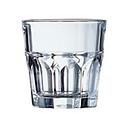 [J2610] Vaso Bajo de Vidrio templado Granity, 5 1/4 oz - 7x7 cm - Arcoroc