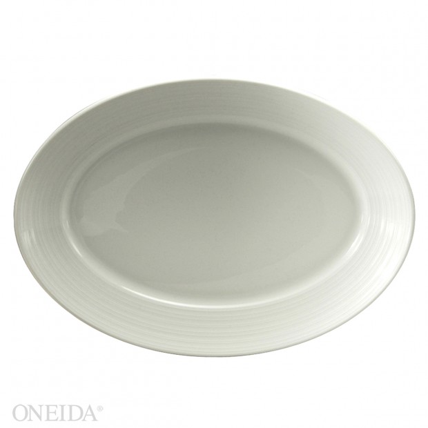 Plato ovalado porcelana fina 31.8 cm botticelli Oneida