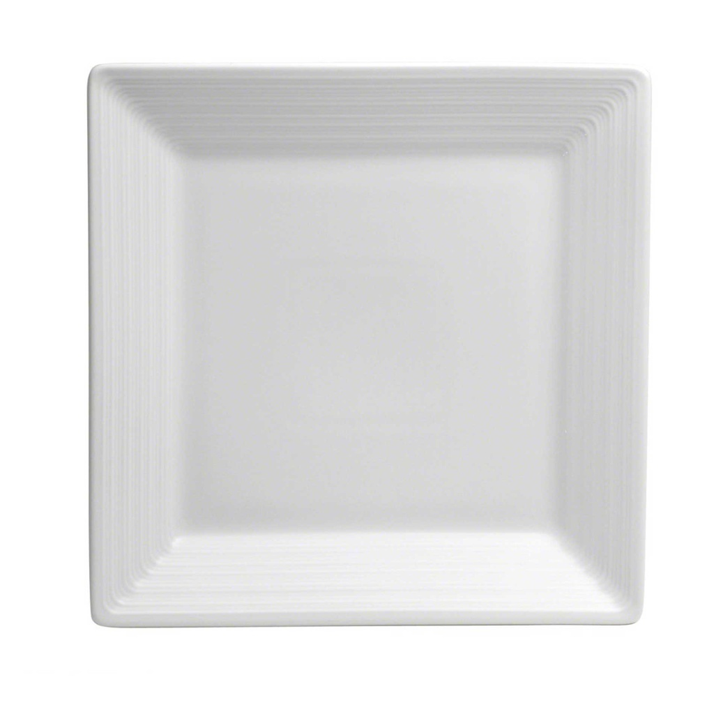 Plato Cuadrado de Porcelana Fina, 22 cm Botticelli - Oneida