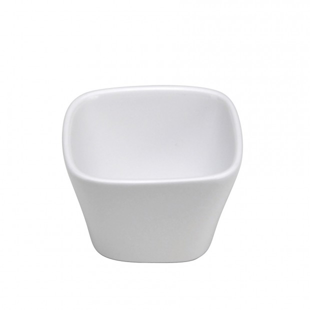Mini Bowl Cuadrado de Porcelana Fina Blanco Brillante 8.89 cm 11.8 onz - Oneida