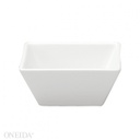 [F8010000714S-O] Tazón cuadrado porcelana 370ml -12.5cm blanco brillante  - Oneida