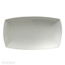 [R4020000372-O] Plato Rectangular de Porcelana Fina, 32.1 cm fusión - Oneida