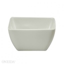 [R4020000745S-O] Tazón cuadrado porcelana fina 18.8 cm fusión  - Oneida