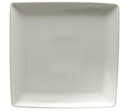 [R4020000115S-O] Plato cuadrado porcelana fina 12.7cm fusión  - Oneida