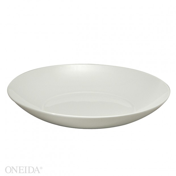 Plato deep redondo porcelana fina 22.5 cm fusión  - Oneida