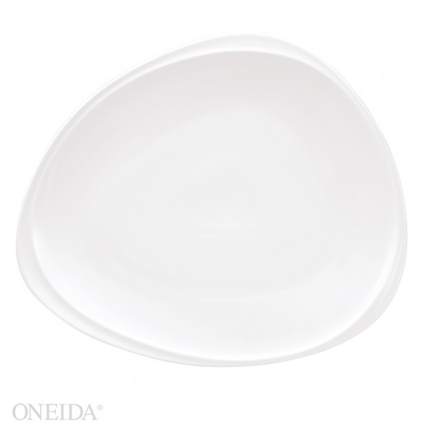 Plato Triangular Porcelana, 34.4 cm Mood - Oneida