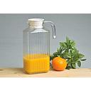 Jarra vidrio acanalado con tapa 1.7 lt (57 oz) (Outlet) - Arcoroc