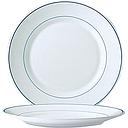 [24767-O] Plato redondo filete delft blanco 25.4 cm templado - Arcoroc