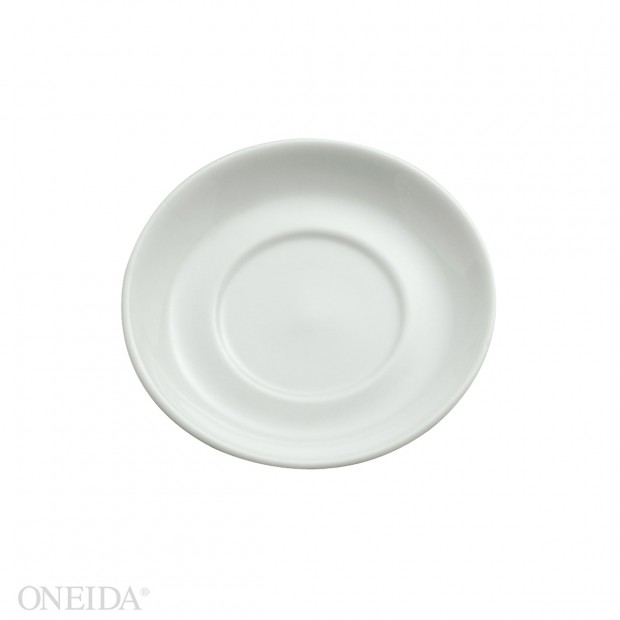Plato apilable blanco brillante para taza 5  - Oneida