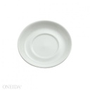 [R-448-0000-508-O] Plato apilable blanco brillante para taza 5  - Oneida