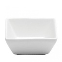 [F500-0000-953-O] Recipiente Cuadrado para Salsa  de Porcelana Fina, 4 oz - Oneida
