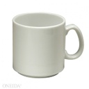 [R4010000560-O] Taza Apilable de Porcelana Blanca - Impressions, 9 oz - Oneida