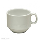[R4010000530] Taza café apilable impression 207ml  - Oneida