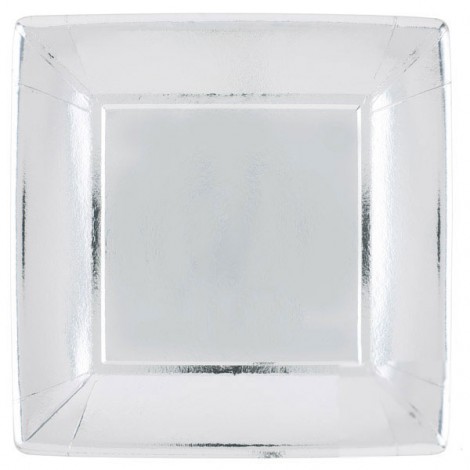 Plato cuadrado fusi glass 20.8 cm  - Oneida