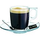 [L3695] Taza Transparente de Vidrio Templado, Voluto de 3 oz. - Arcoroc