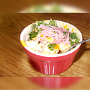 Ramekin acanalado de 4 oz. Rojo (Outlet) - GET