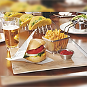 Tabla de exhibición en melamina acabado madera de roble de 10" x 10" - GET