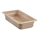Recipiente GN 1/3 de 2" de profundidad para alta temperatura color arena (azafate) - Cambro