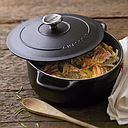 Cocotte en hierro fundido de 1.8 lt Color negro - Chasseur