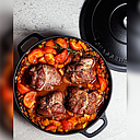 Cocotte en hierro fundido de 5 l, Color negro - Chasseur