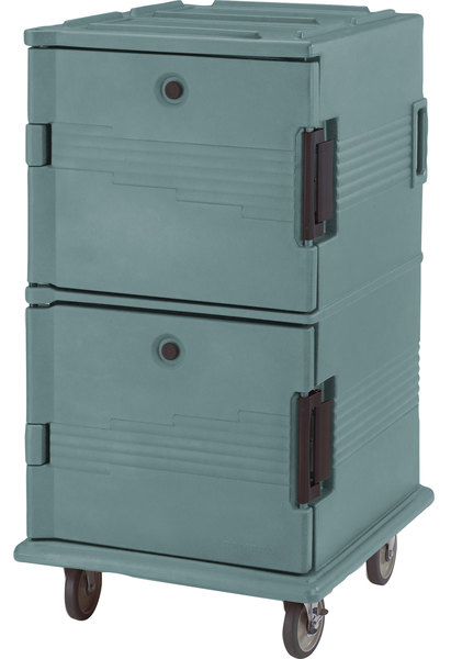 Carro isotérmico para transporte de alimentos, Color azul pizarra 16 GN de 10 cm - Cambro